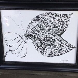 Original ink and pen hand drawn art work by Pennsylvania Artist 2009.